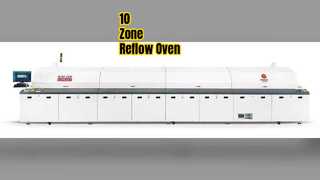 Mini Reflow Oven 10 Zone 96KW Soldering