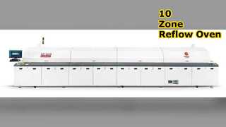 10 Zone Reflow Oven Precision Soldering