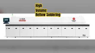 8 Zone Vacuum Reflow Oven for Electronics